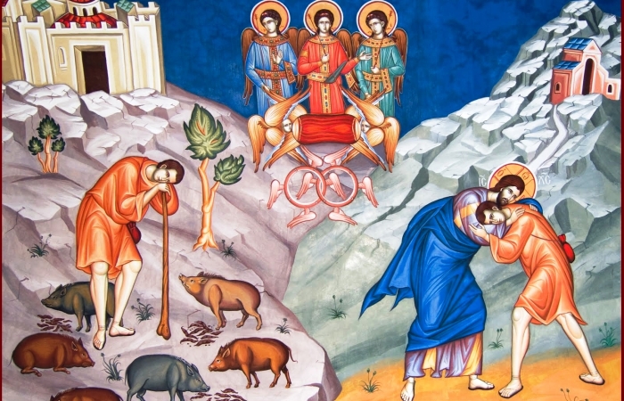 Παραβολή του ασώτου (απόσπασμα)-ΜΑΡΓΑΡΙΤΑ ΔΑΛΜΑΤΗ