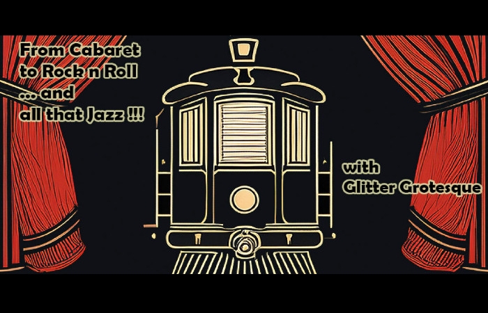Οι Glitter Grotesque επιστρέφουν με τη λαμπερή ρετρό παράσταση "From Cabaret to Rock n roll ...and Αll that Jazz!" στο Τρένο στο Ρουφ